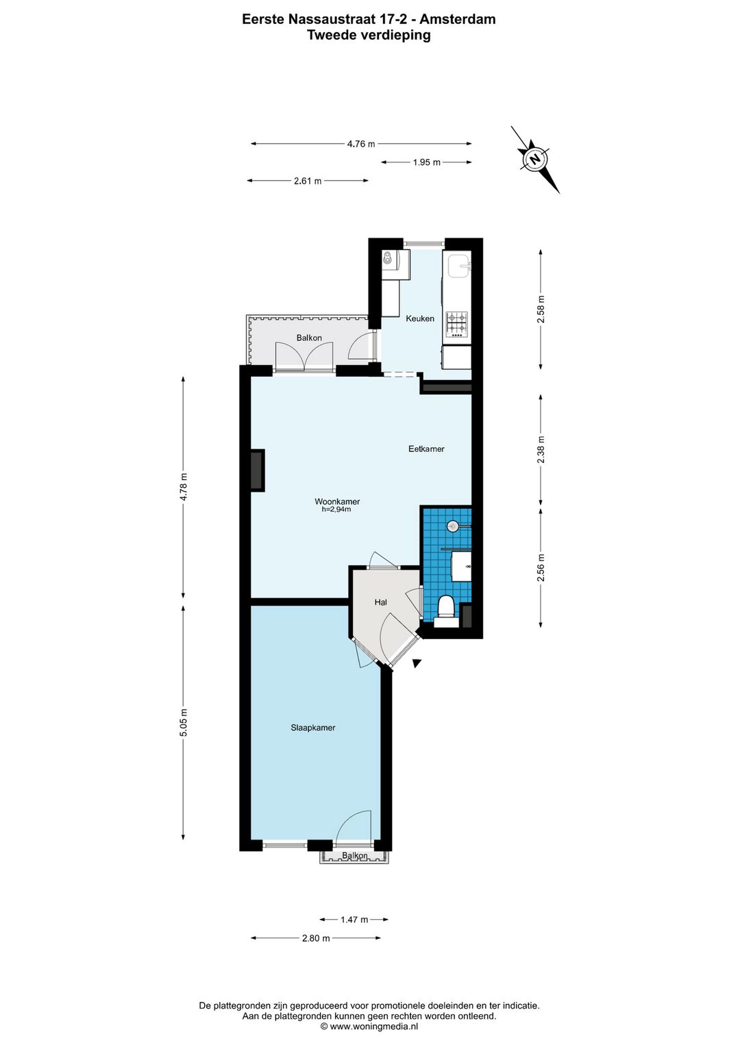 Foto 23 van Eerste Nassaustraat 17-2