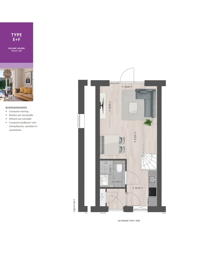 Foto 6 van Tussenwoning | Type F (Bouwnr. 11)