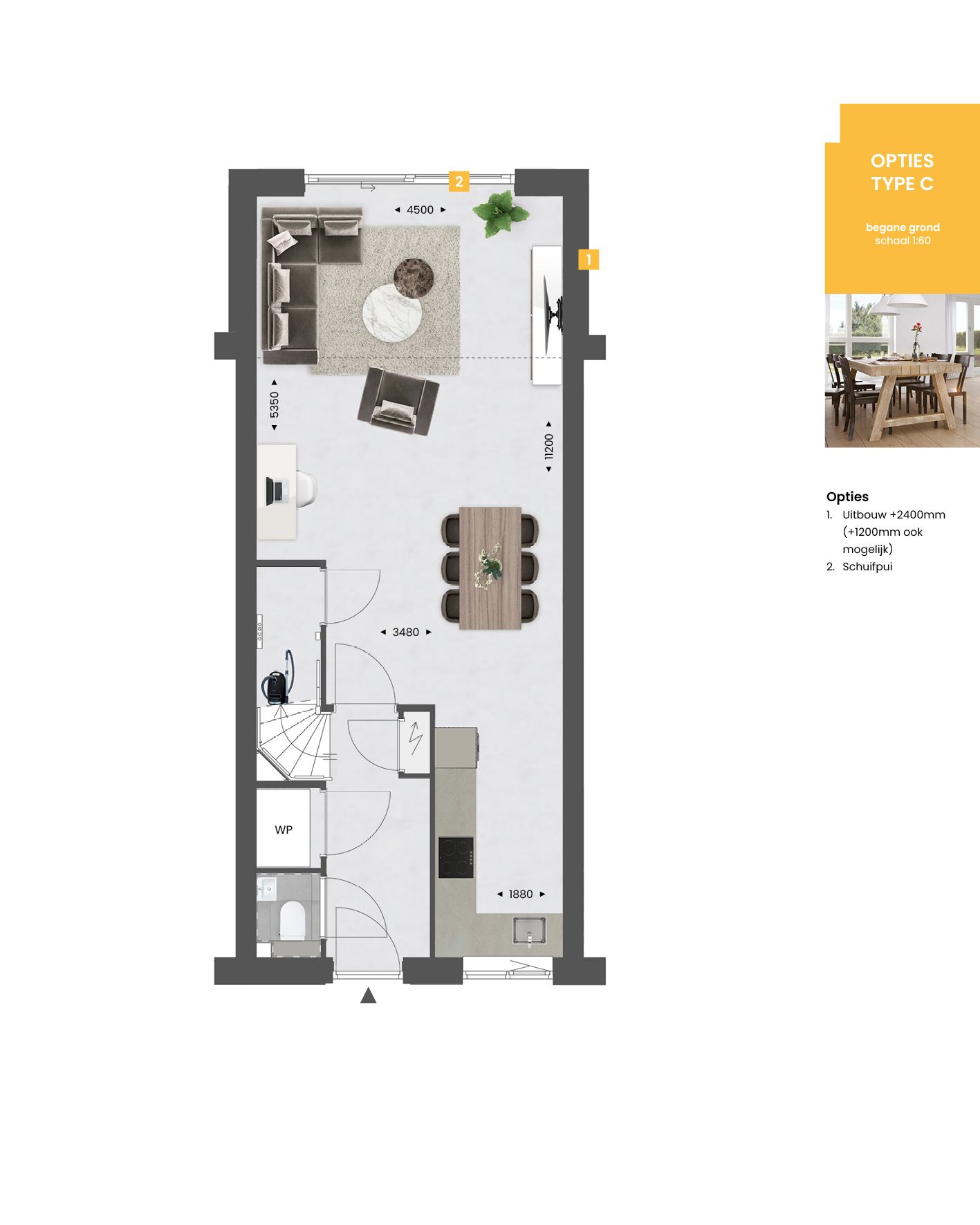 Foto 9 van Tussenwoning (Bouwnr. 4)