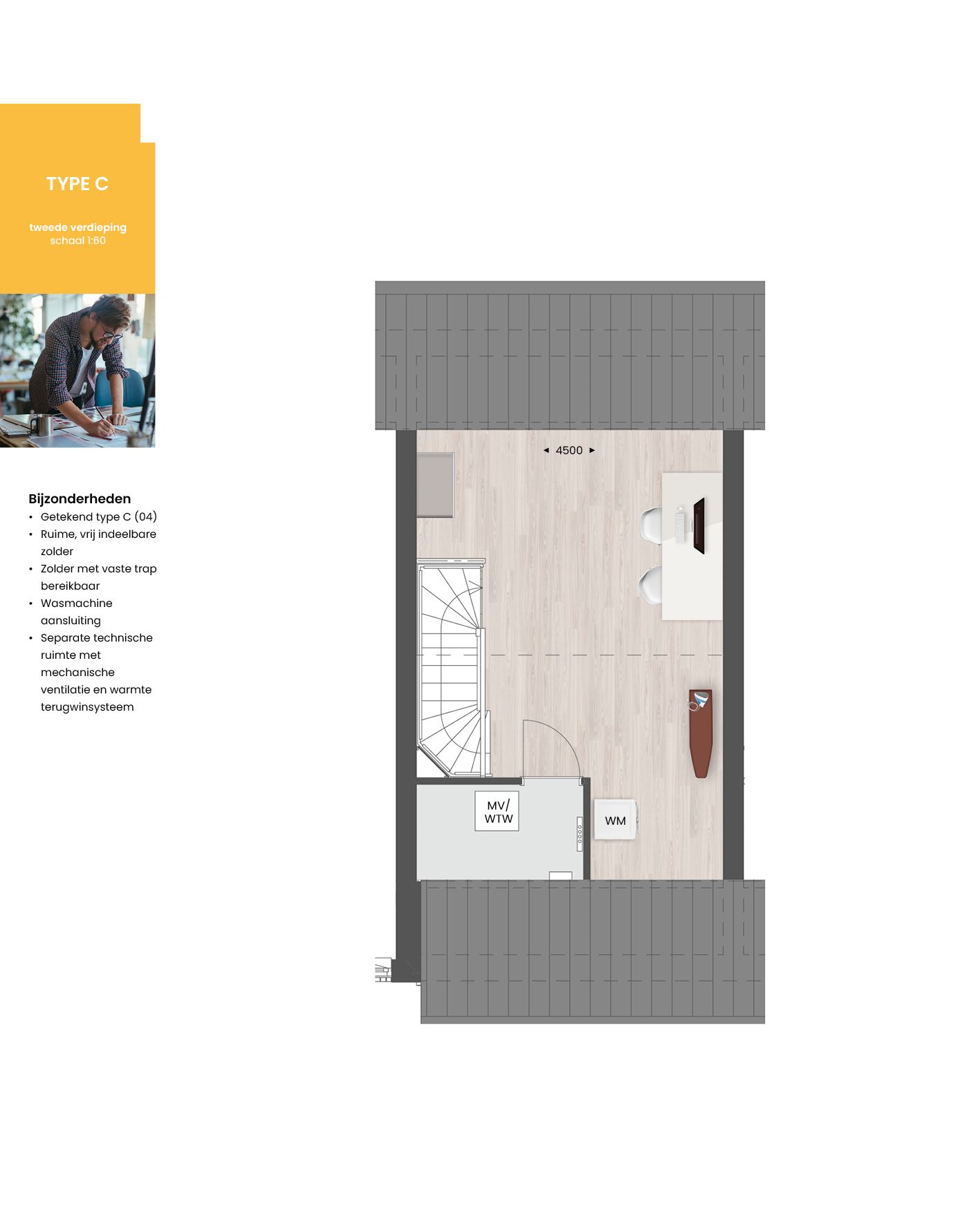 Foto 12 van Tussenwoning (Bouwnr. 4)