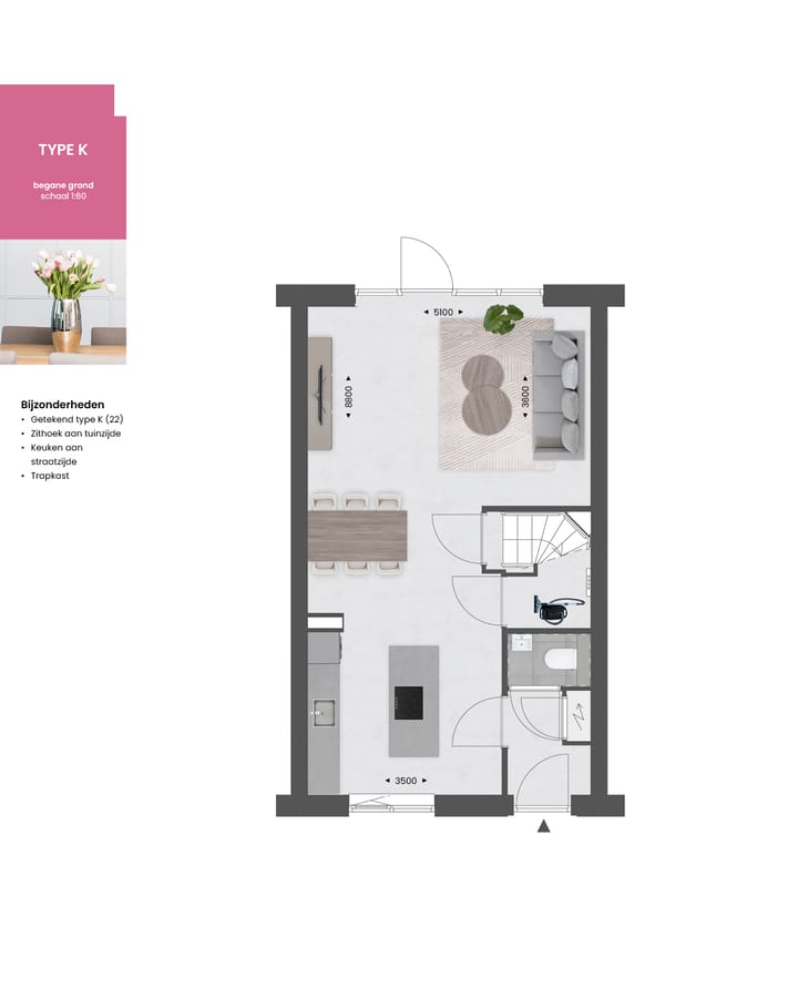 Foto 8 van Tussenwoning (Bouwnr. 22)