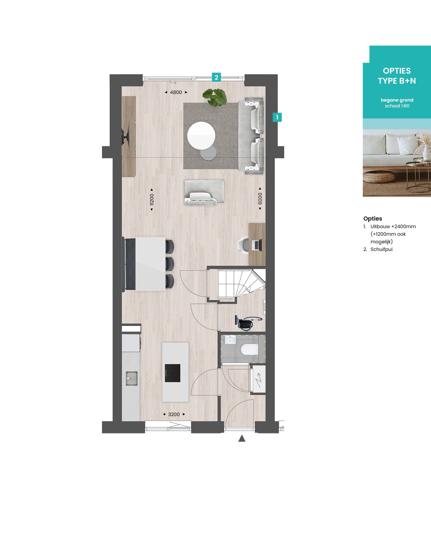 Photo 9 of Tussenwoning (Bouwnr. 28)