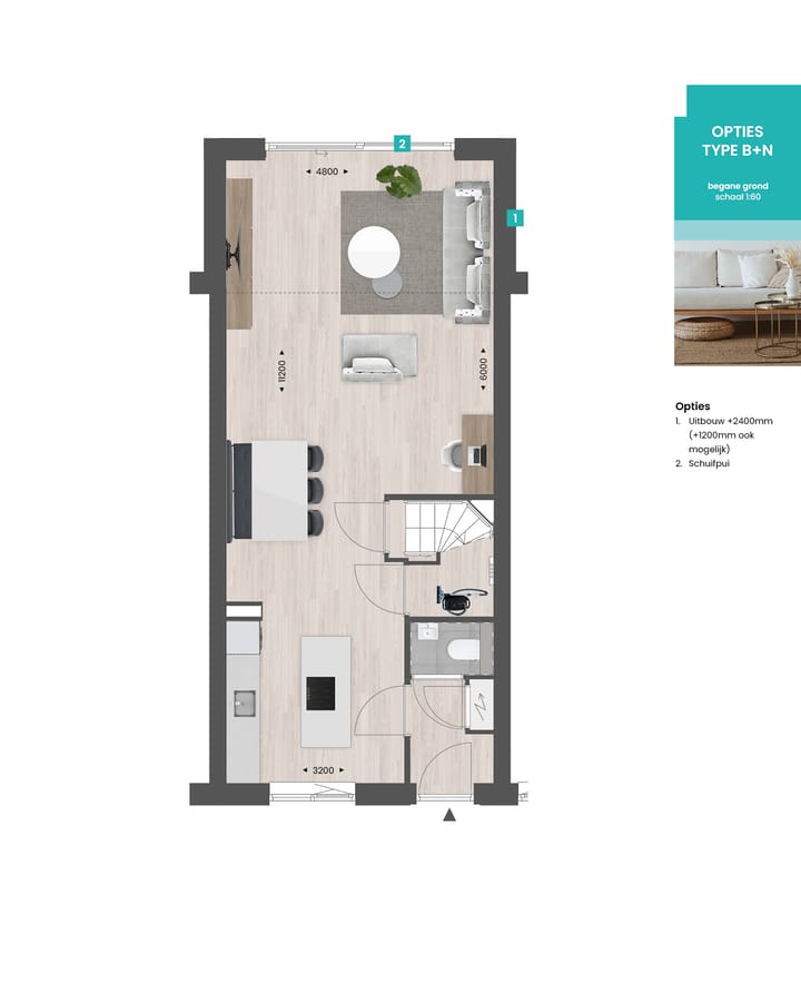 Photo 9 of Tussenwoning (Bouwnr. 28)