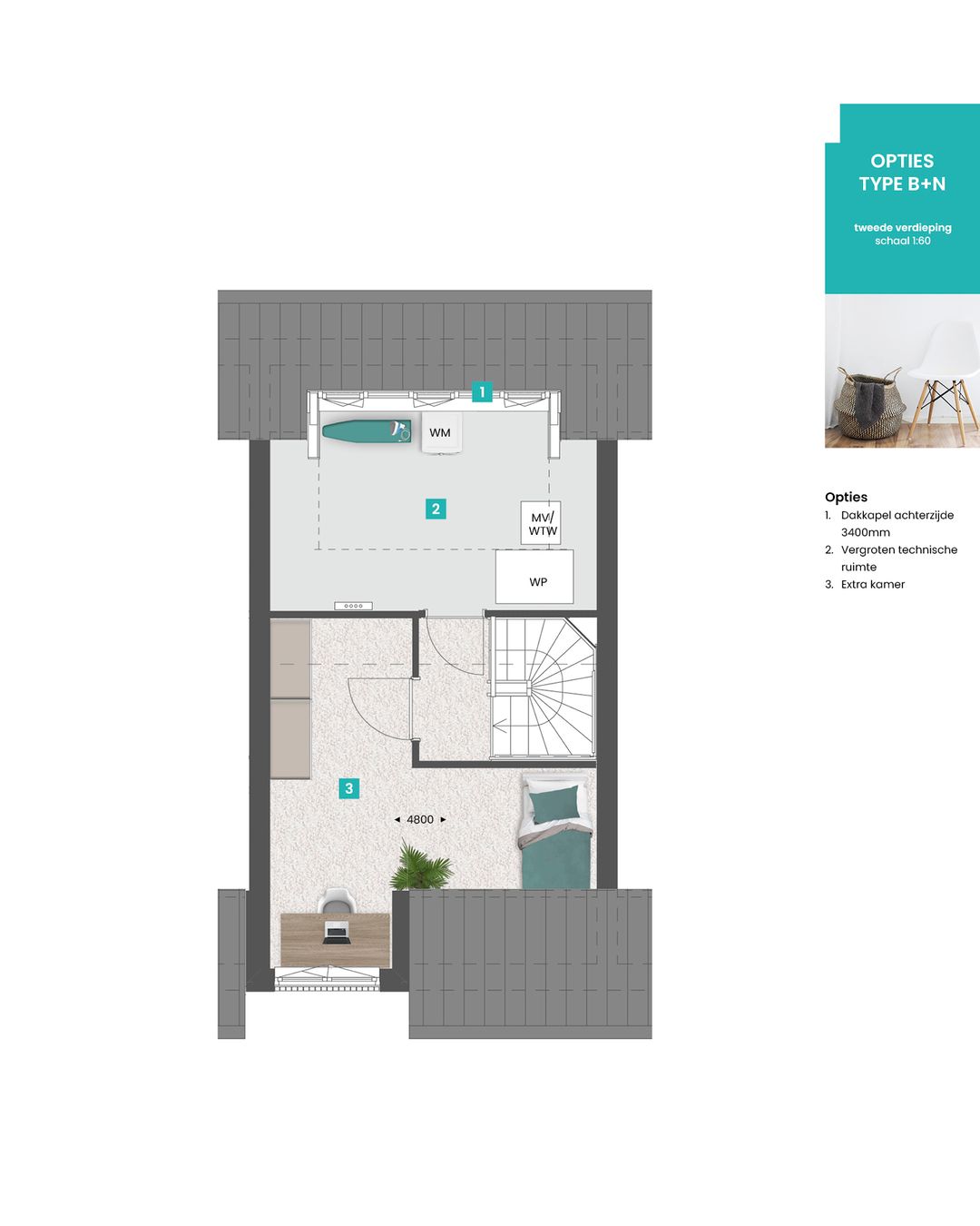 Photo 13 of Tussenwoning (Bouwnr. 28)