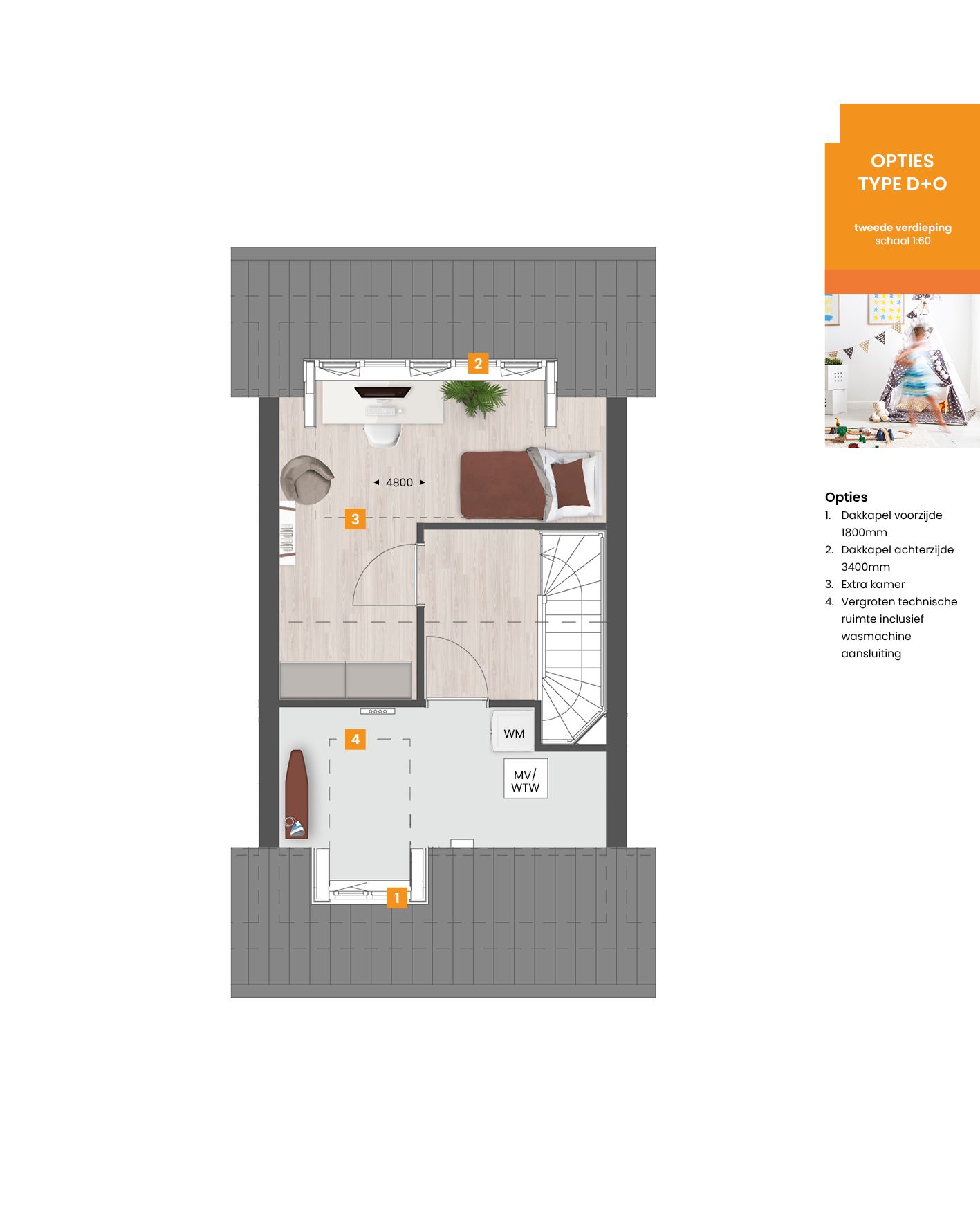 Foto 12 van Tussenwoning (Bouwnr. 30)