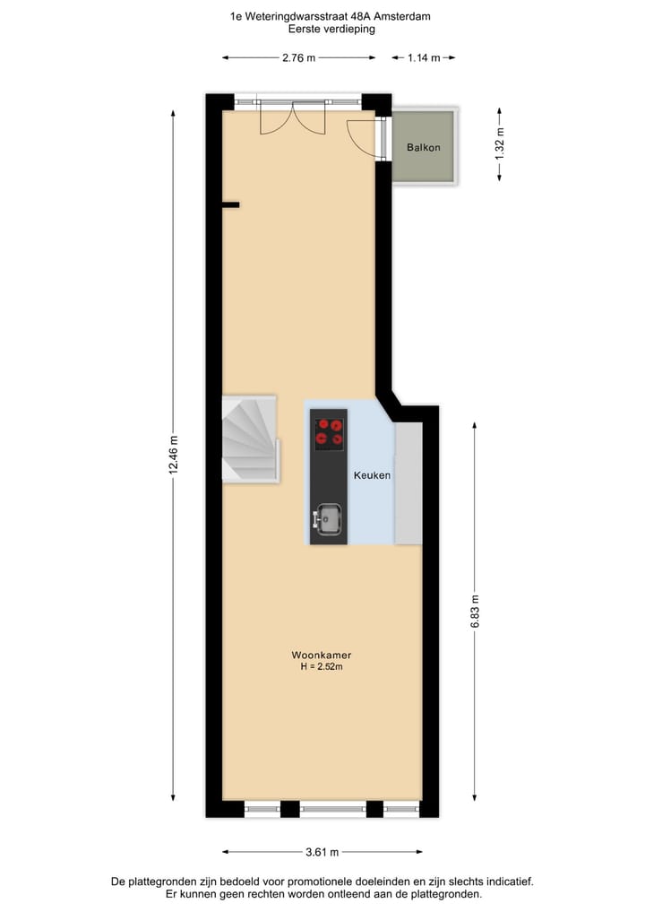 Foto 39 van Eerste Weteringdwarsstraat 48-A