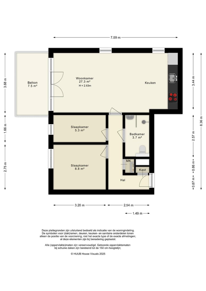 Foto 32 van Olivier van Noortstraat 4-J