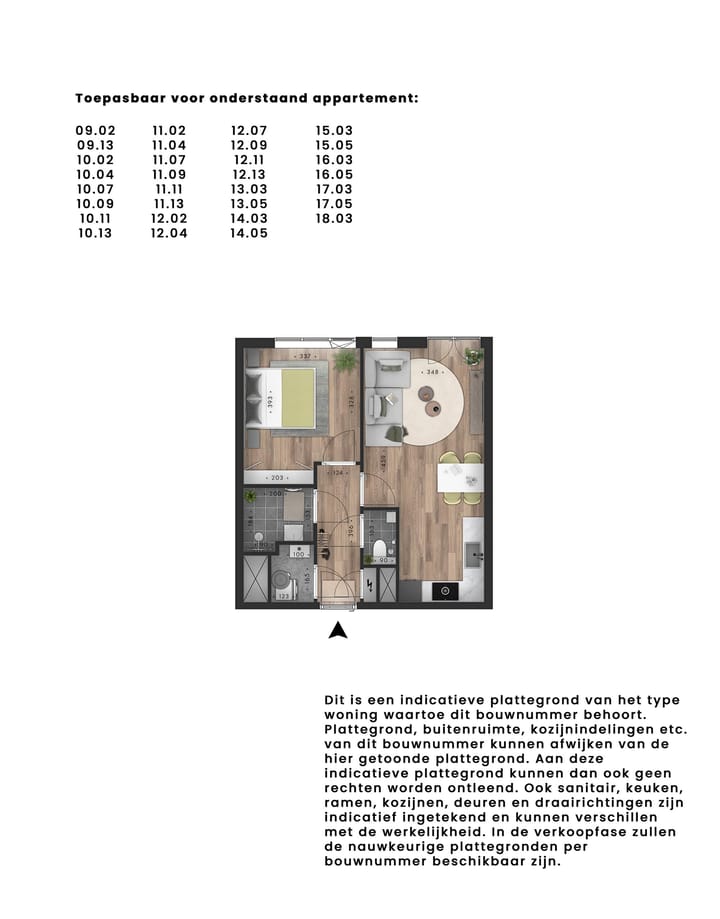 Photo 2 of Metterswane l 2-kamer appartement (Bouwnr. 10.07)