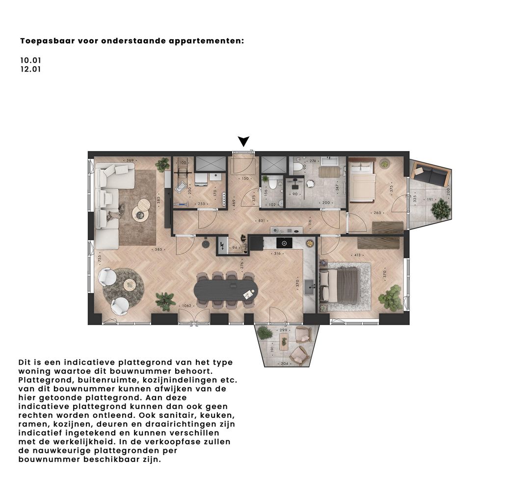 Foto 2 van Metterswane l 3-kamer appartement (Bouwnr. 10.01)