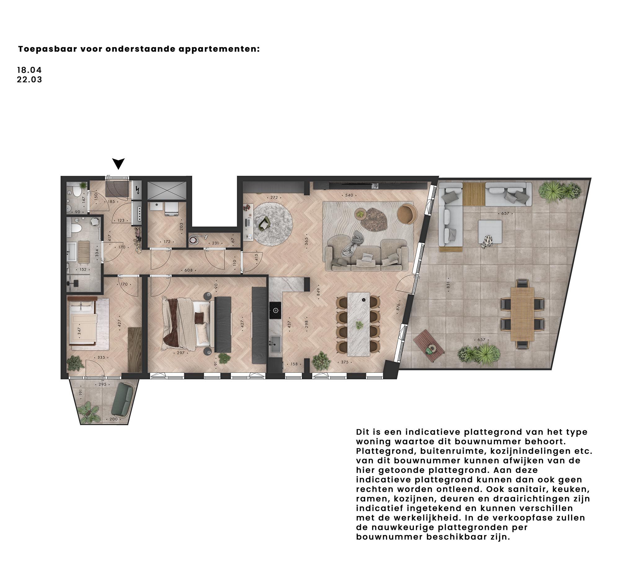 Foto 3 van Metterswane l 3-kamer appartement (Bouwnr. 18.04)