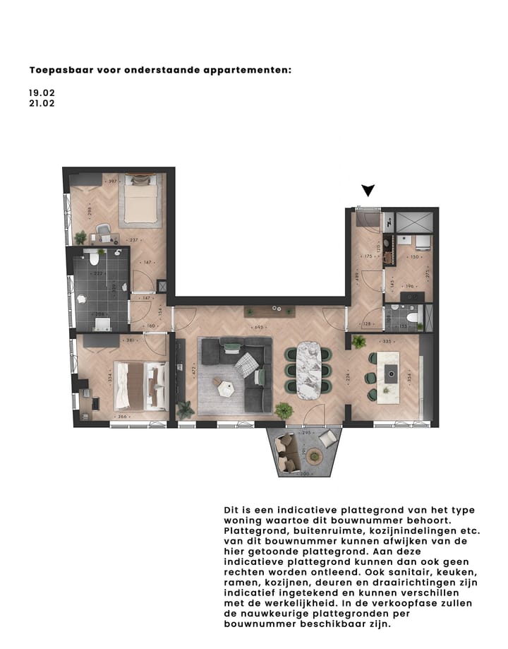 Foto 2 van Metterswane l 3-kamer appartement (Bouwnr. 19.02)