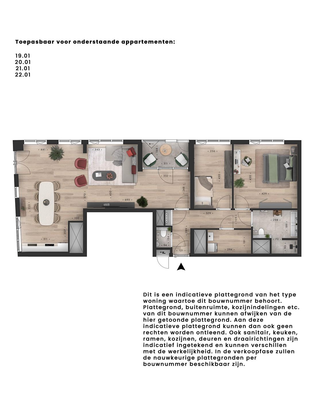 Foto 2 van Metterswane l 3-kamer appartement (Bouwnr. 20.01)