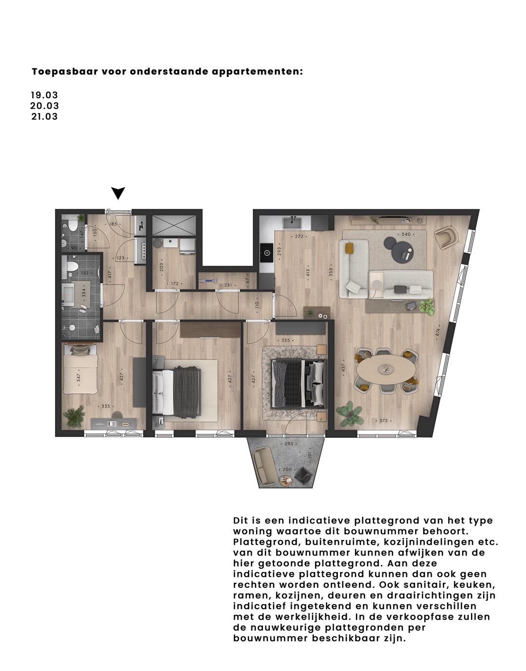 Foto 2 van Metterswane l 4-kamer appartement (Bouwnr. 20.03)