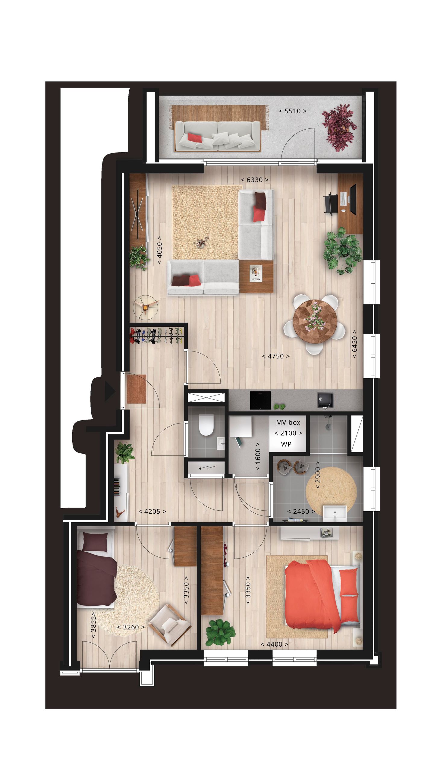 Foto 5 van Appartement (Bouwnr. 4)