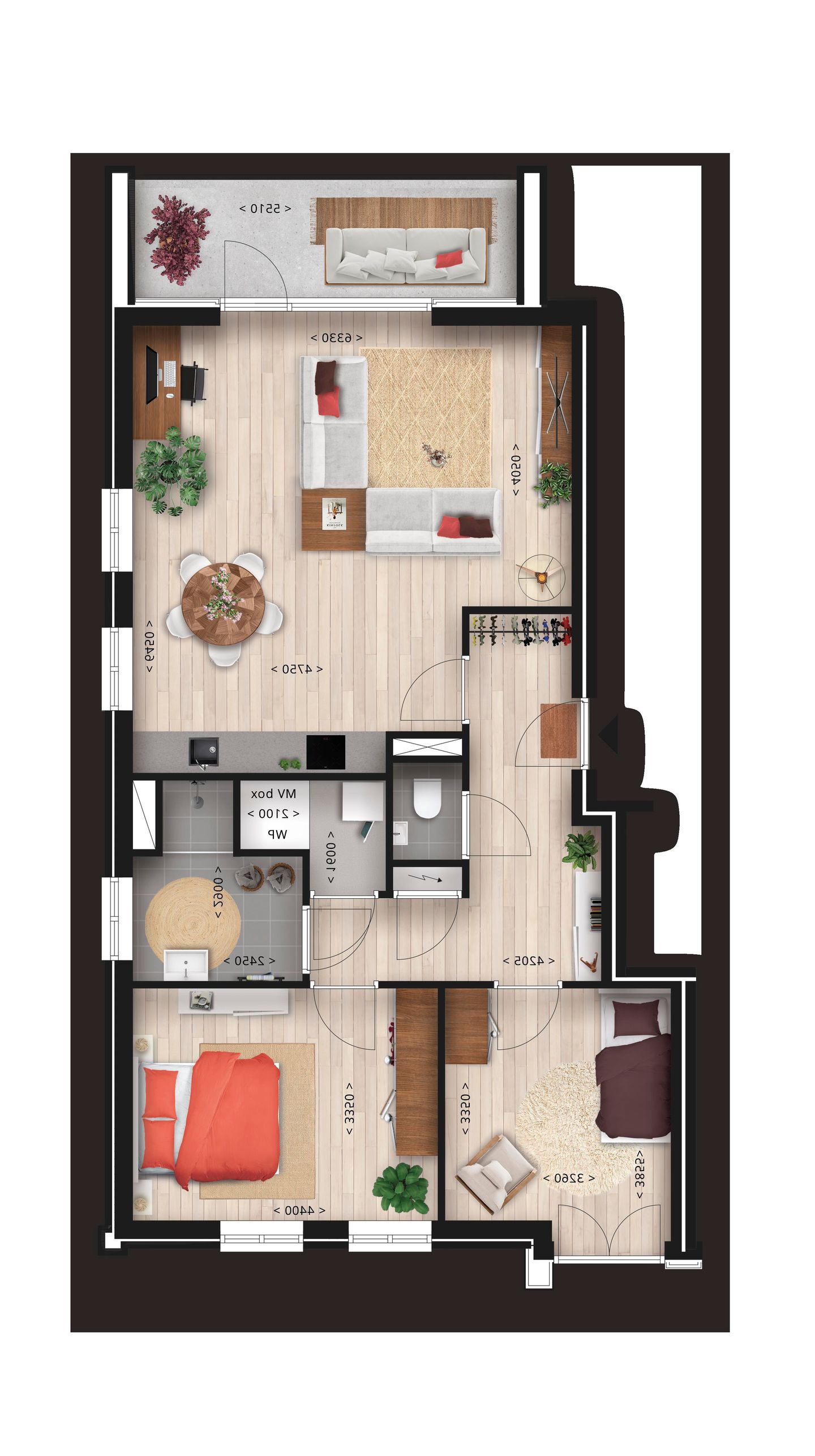 Foto 5 van Appartement (Bouwnr. 3)