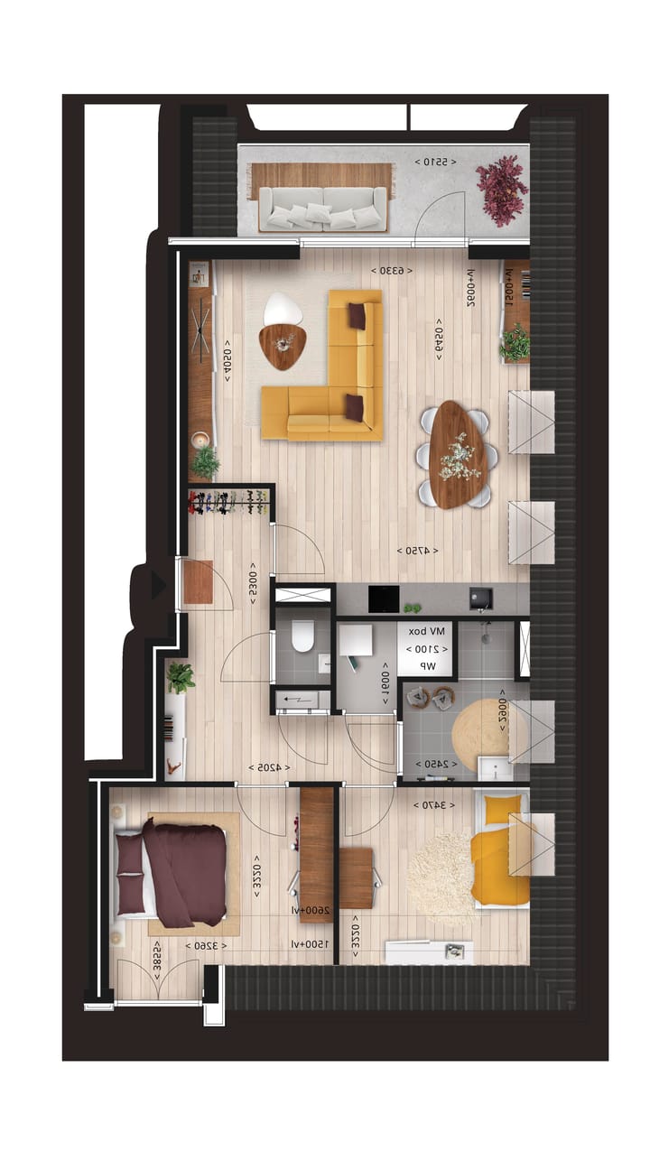 Foto 5 van Appartement (Bouwnr. 12)