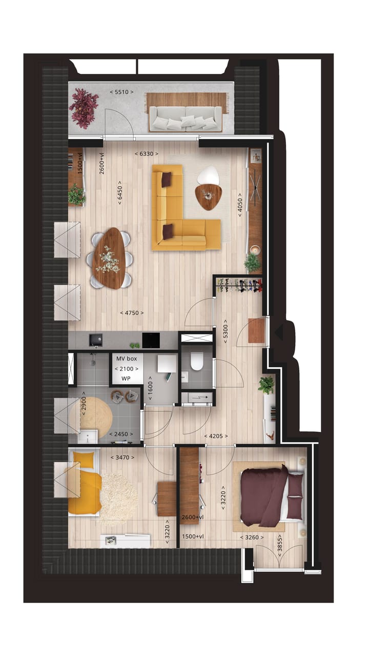 Foto 5 van Appartement (Bouwnr. 11)