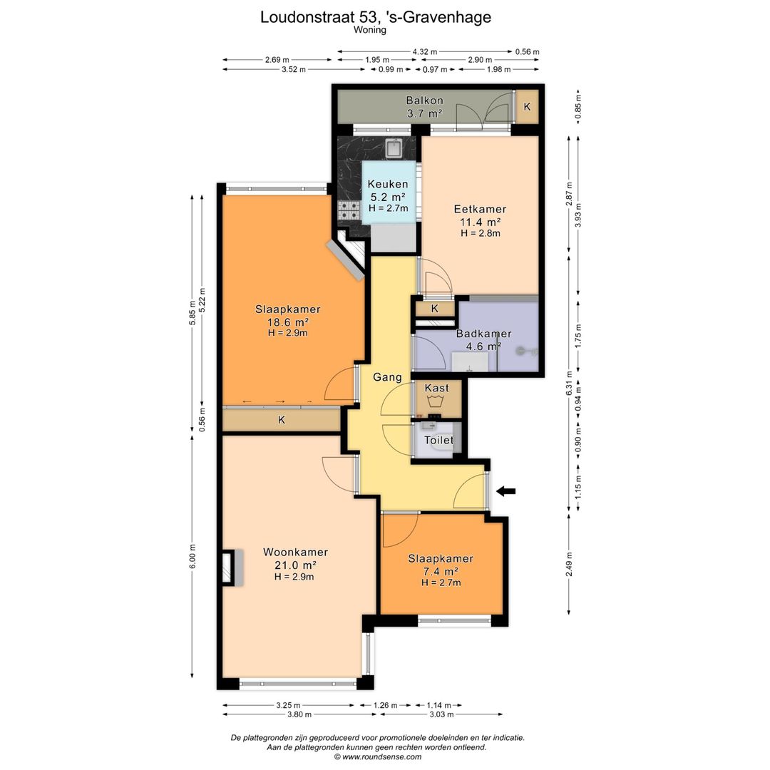 Foto 26 van Loudonstraat 53