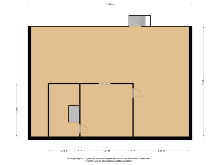 Bijgebouw eerste verdieping