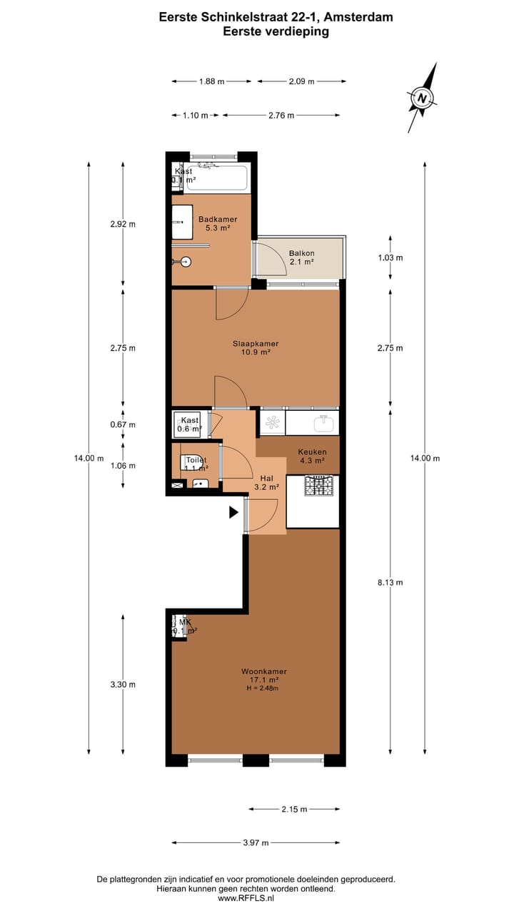 Photo 25 of Eerste Schinkelstraat 22-1