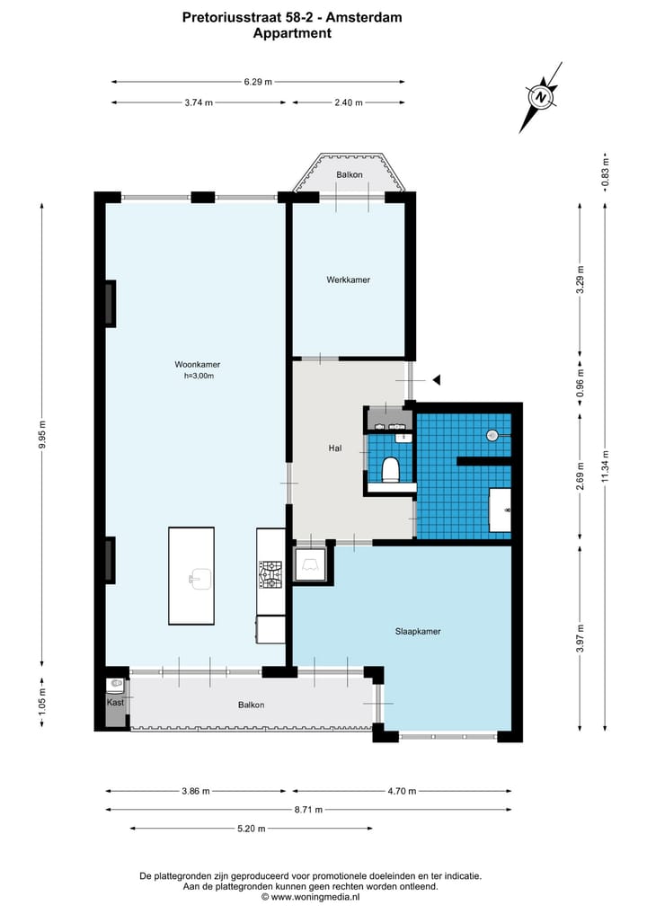 Foto 38 van Pretoriusstraat 58-2