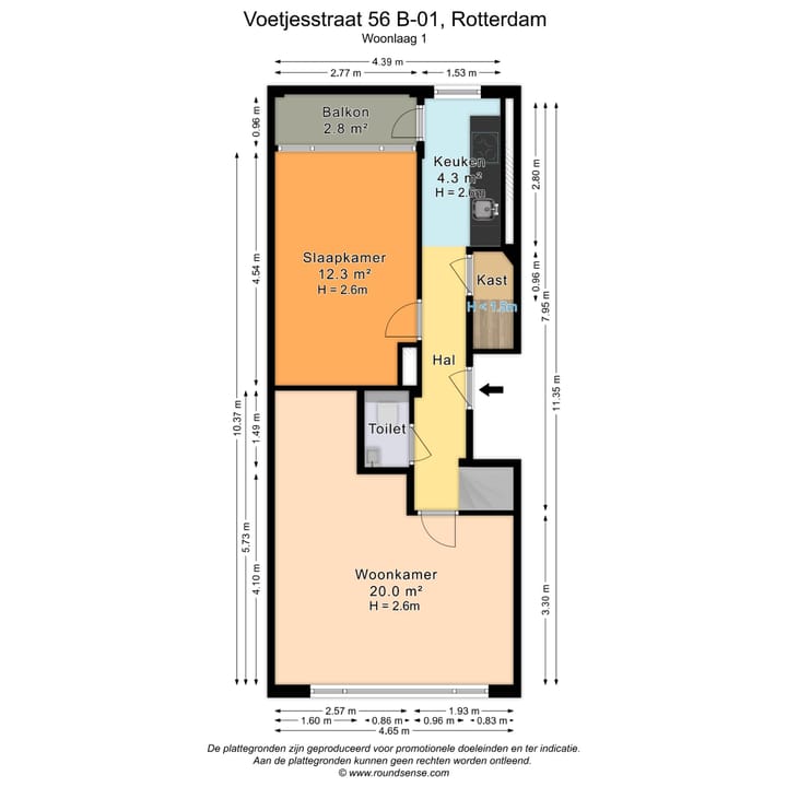 Foto 23 van Voetjesstraat 56-B01