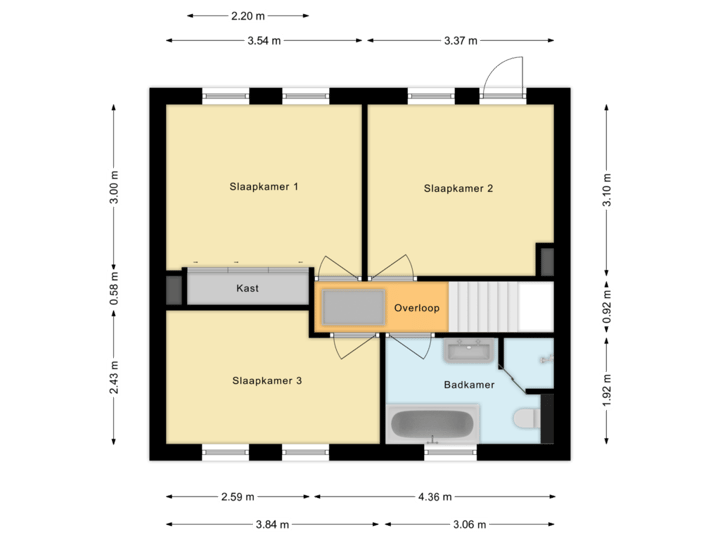 Eerste verdieping Deel 1