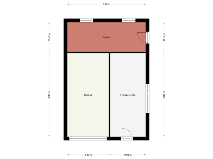 Garage / Schuur / Fitness