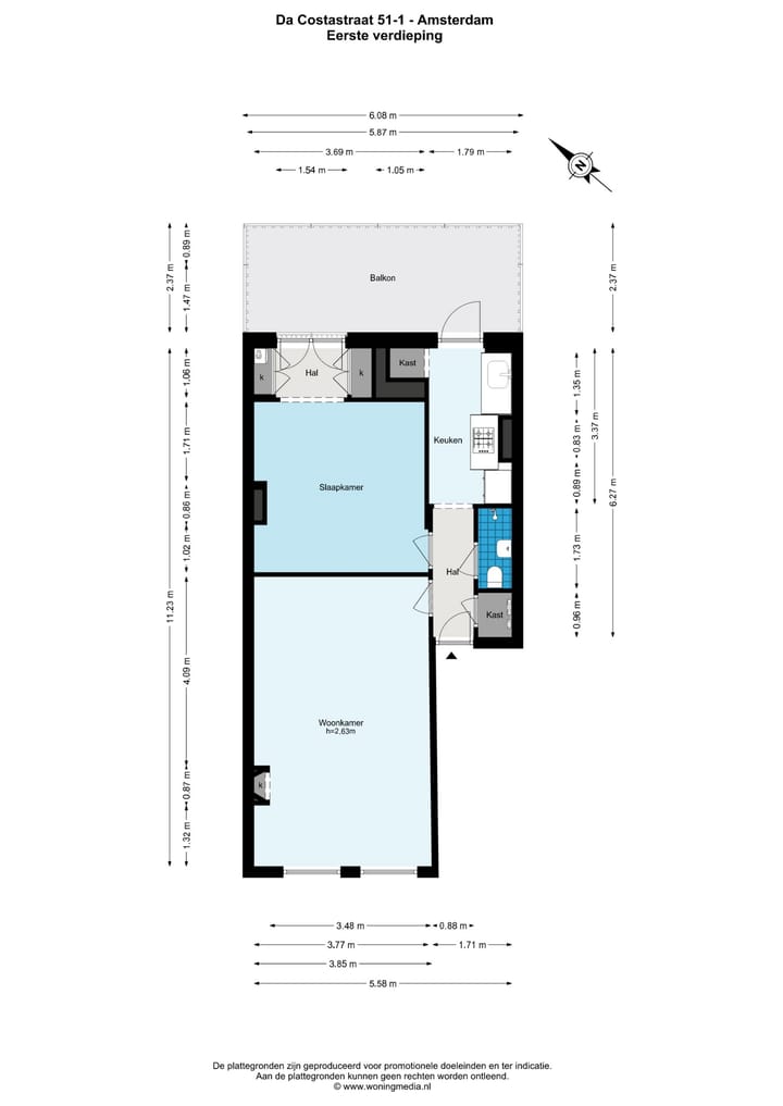 Foto 21 van Da Costastraat 51-1