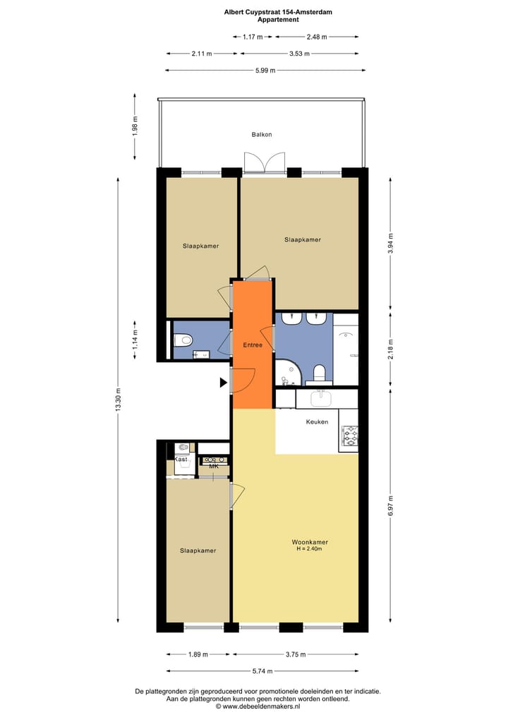 Foto 24 van Albert Cuypstraat 154-3