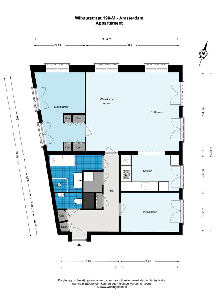 Foto 30 van Wibautstraat 198-M