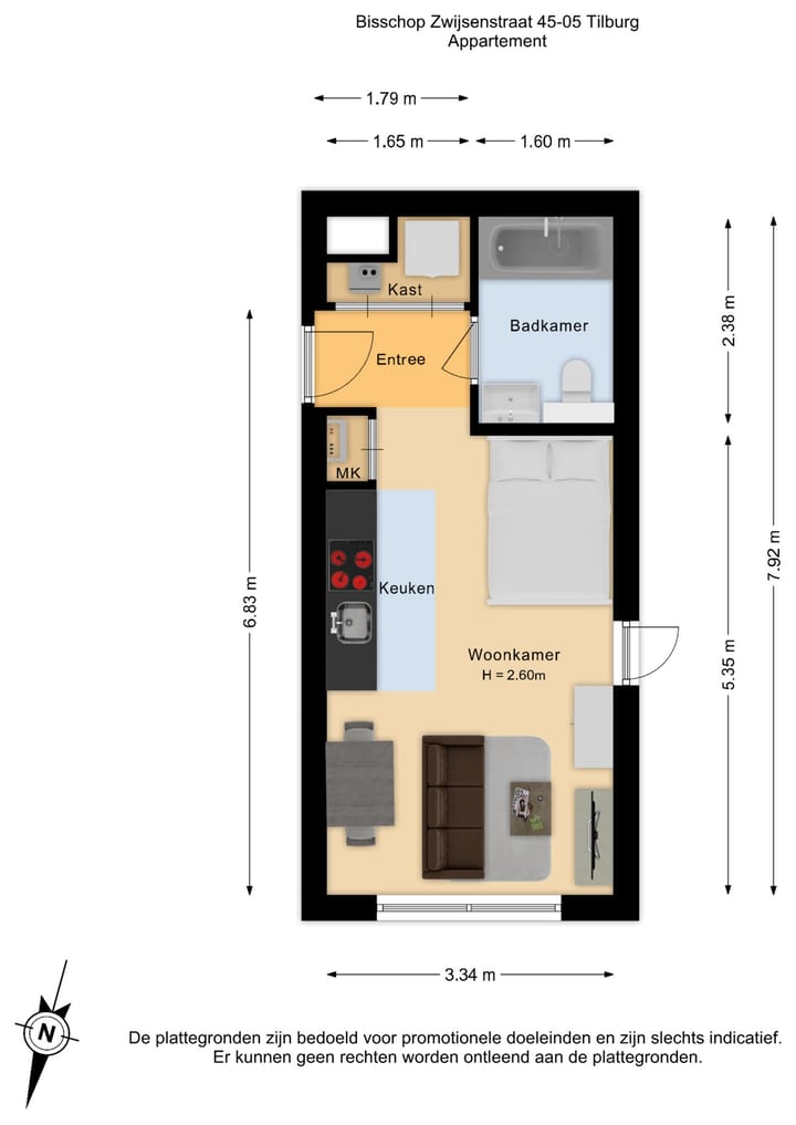 Foto 19 van Bisschop Zwijsenstraat 45-05