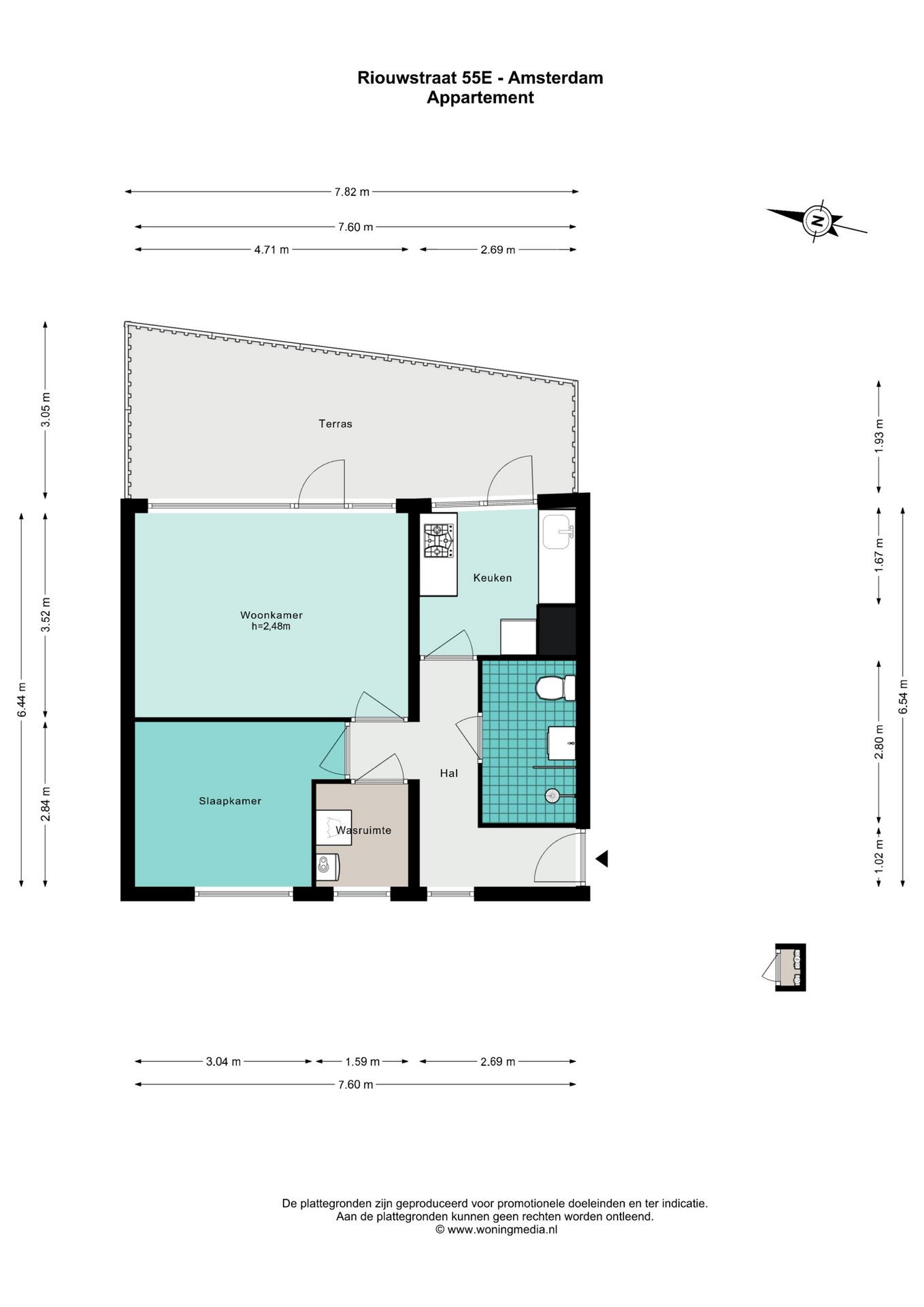 Foto 27 van Riouwstraat 55-E