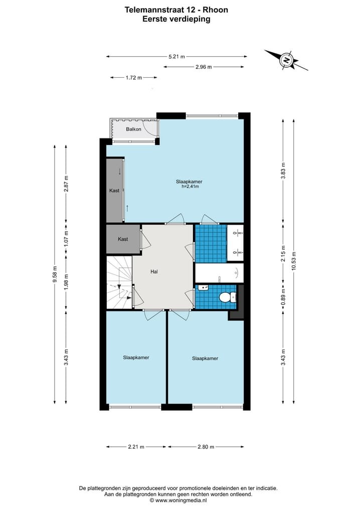Foto 33 van Telemannstraat 12