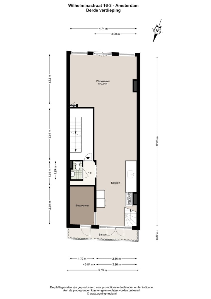 Foto 27 van Wilhelminastraat 16-3