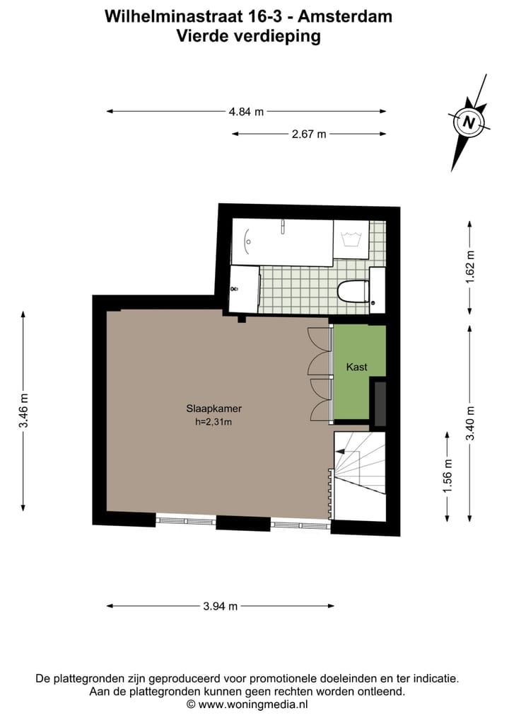 Foto 28 van Wilhelminastraat 16-3