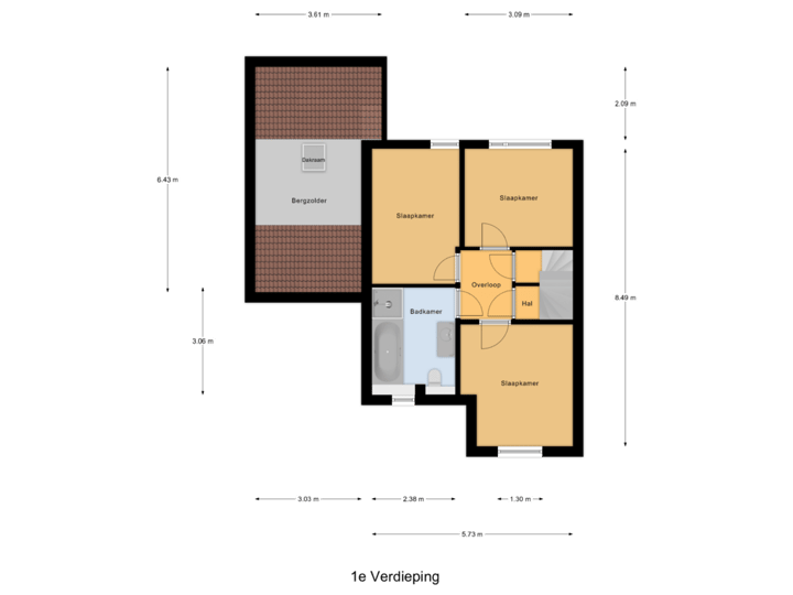 1e Verdieping
