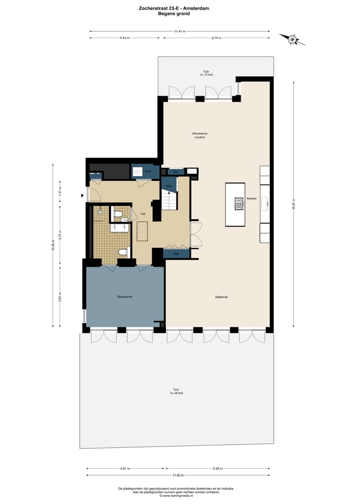 Foto 75 van Zocherstraat 23-E