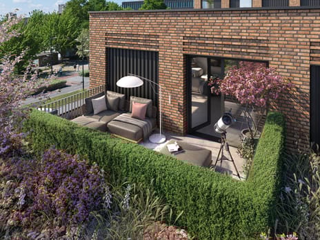 Foto van Daktuinappartement Galerijflat