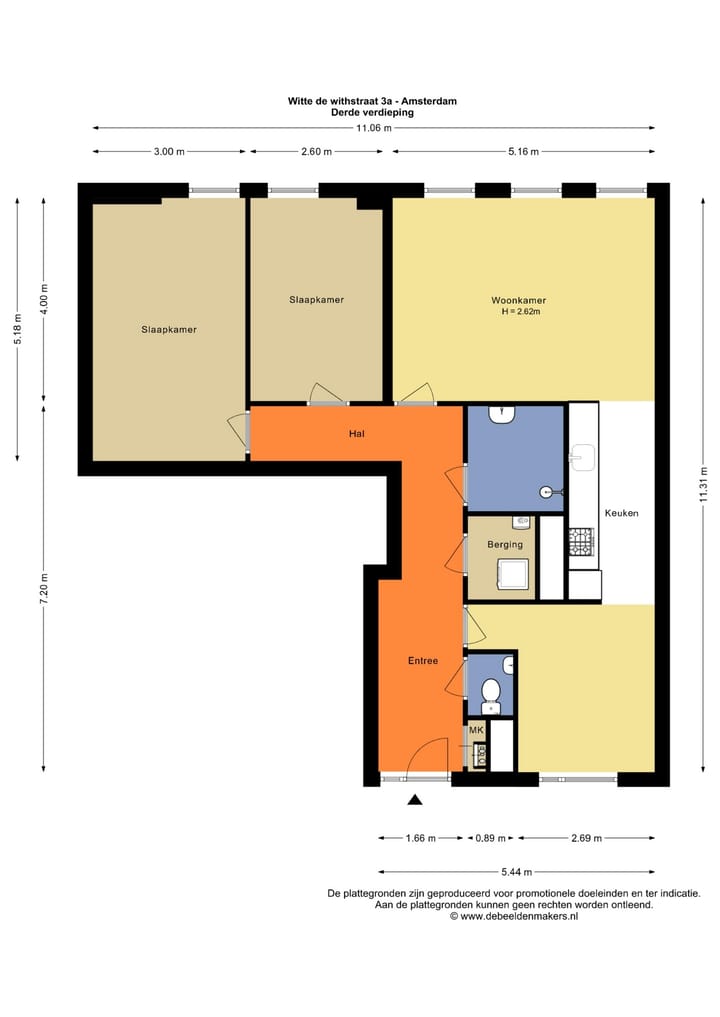 Foto 32 van Witte de Withstraat 3-A
