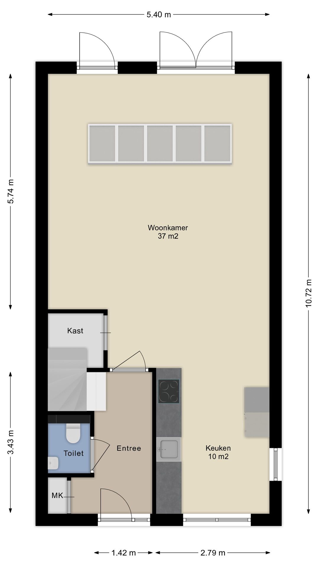 Foto 37 van Mahlerstraat 44-G