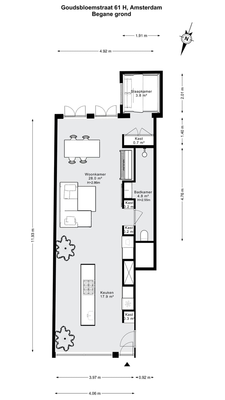 Foto 21 van Goudsbloemstraat 61-H