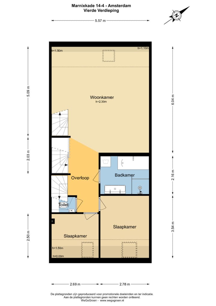 Foto 28 van Marnixkade 14-4
