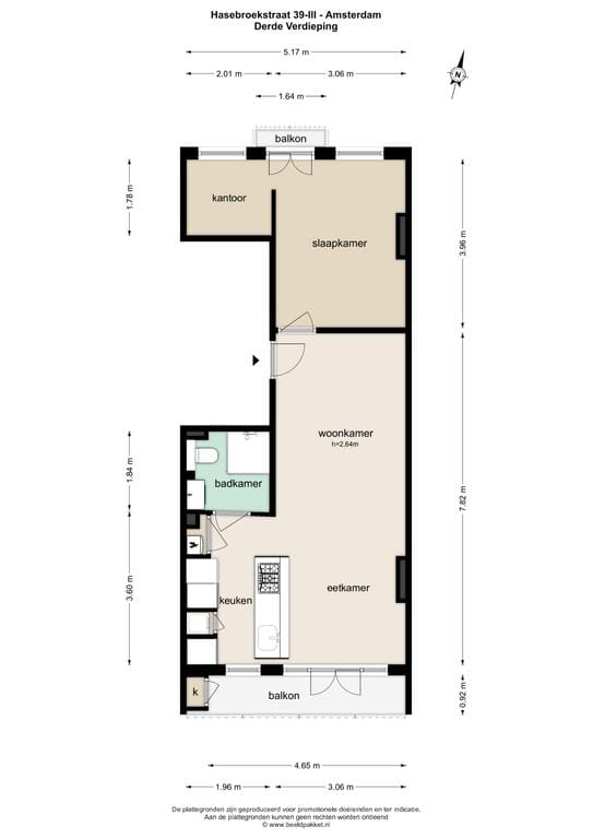 Foto 23 van Hasebroekstraat 39-3