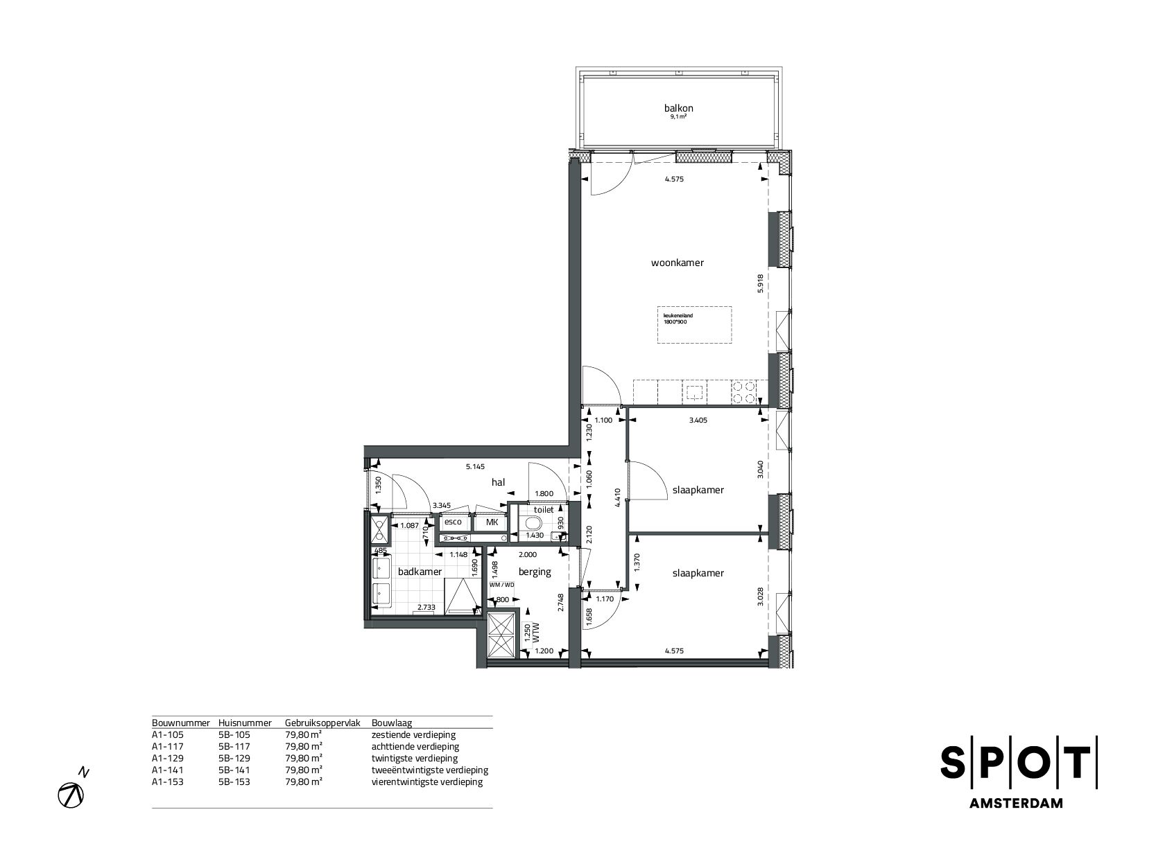 SPOT Amsterdam | Crystal (Bouwnr. 117), Amsterdam, 1101DA, Noord-Holland, Nederland  