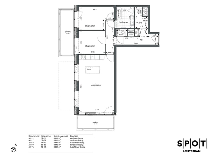 Foto 2 van SPOT Amsterdam | Crystal (Bouwnr. 59)
