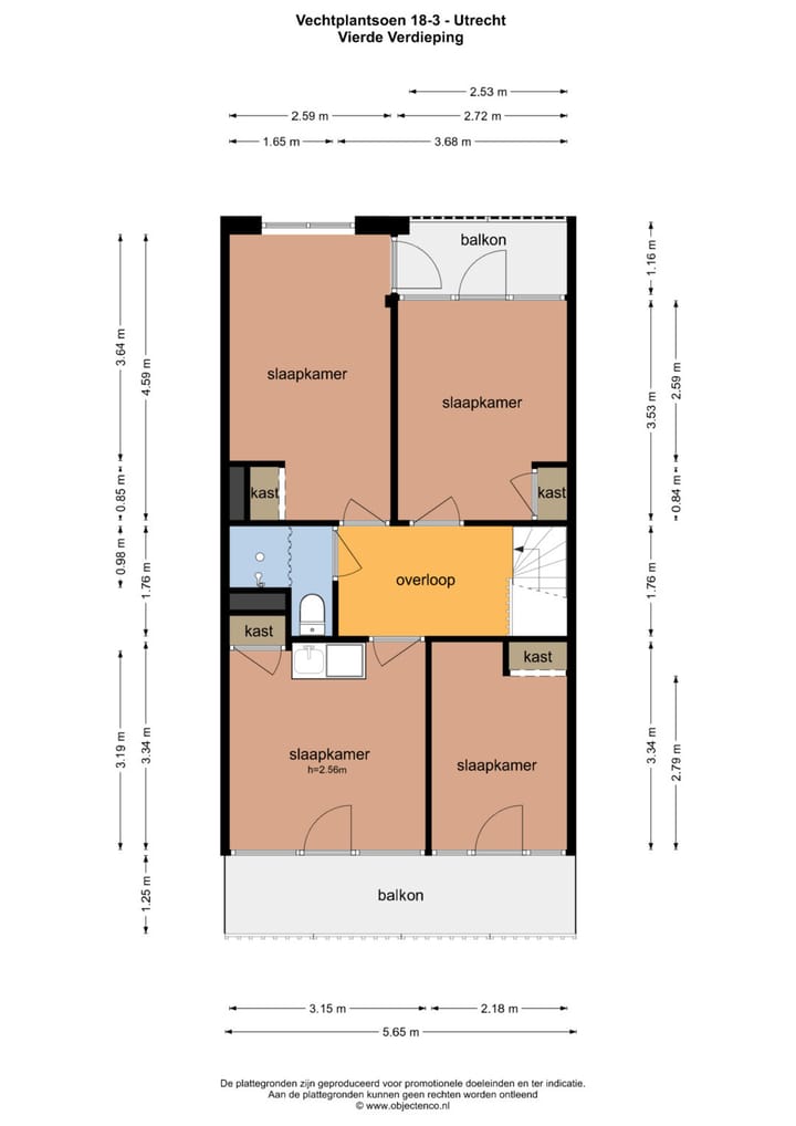 Foto 57 van Vechtplantsoen 18-3