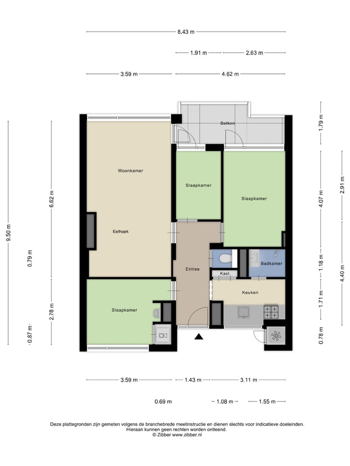 Foto 20 van Van der Waalsstraat 12-I