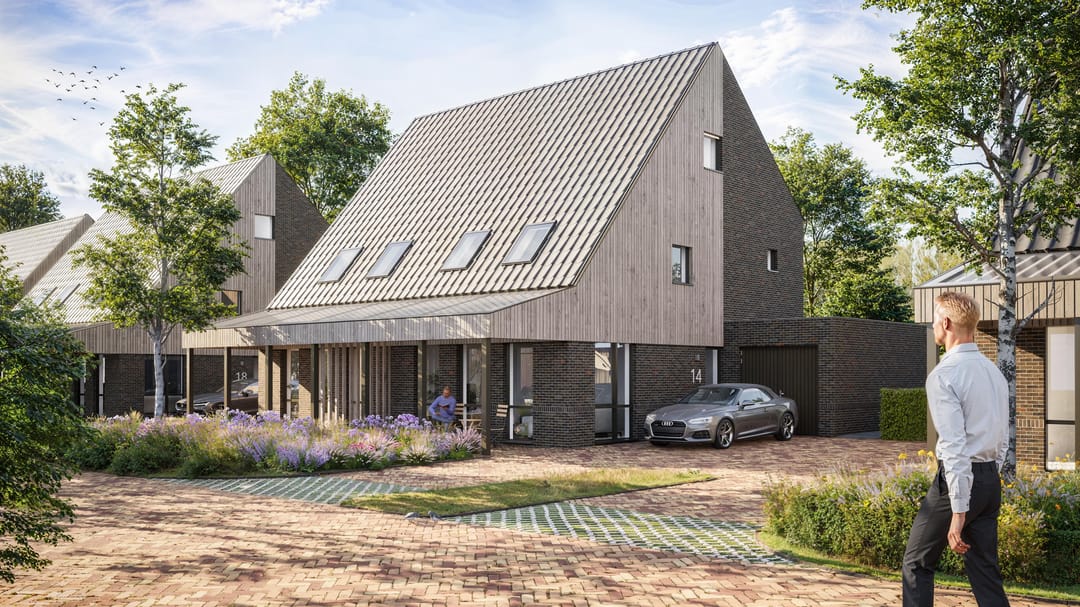 Foto 1 van "Wonen in het park" 2/1 kap woningen (Bouwnr. 7)