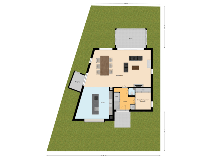 Begane Grond Met Tuin